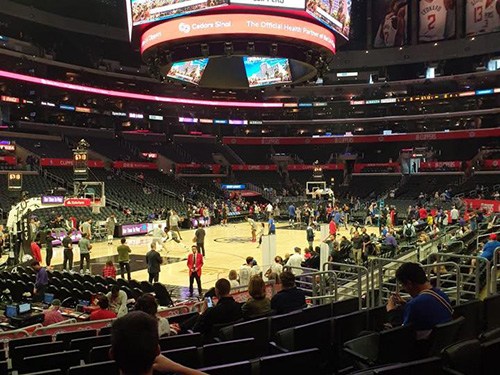 Vue du Staples Center