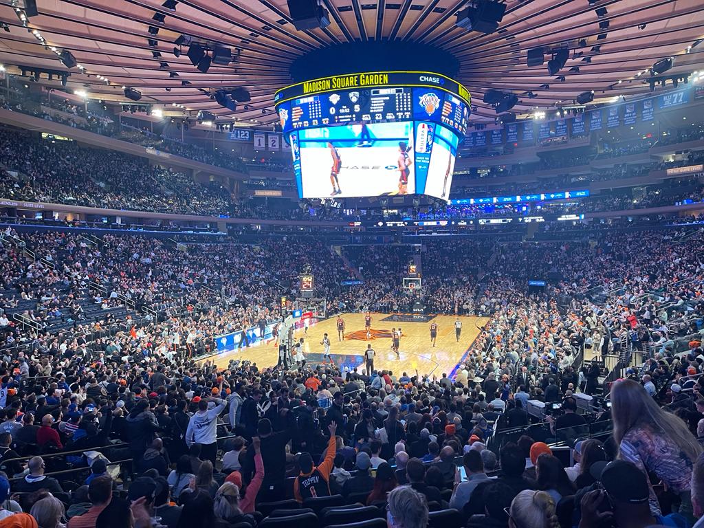 Vue madison square garden knicks